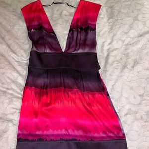 Bebe mini dress - pink and purple